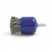 Knotted End Brush -Cup Protected